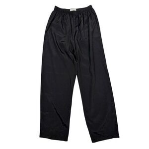 Vintage Wet Seal Black Wide Leg Pants Elastic Waist 90s Made in USA Size S